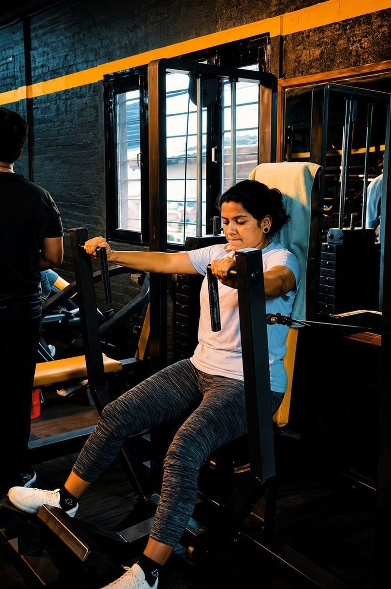Member training with a barbell