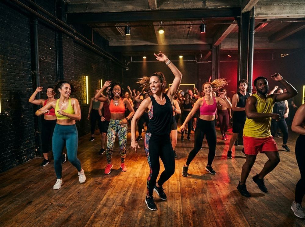Zumba dance fitness class