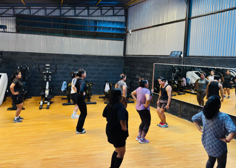 Members together during a group session